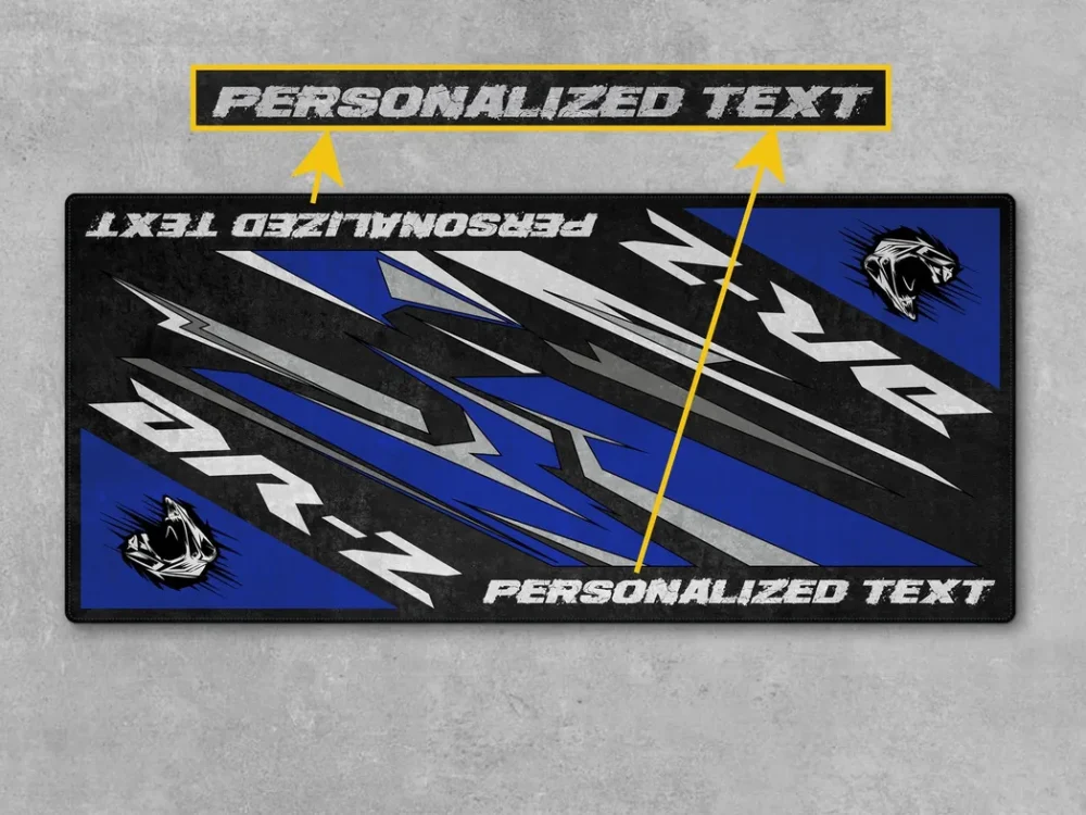 Highway Cruiser Motorcycles Floor Mat, Personalized Pit Mat for Bikers CAR493101225626 - Image 6