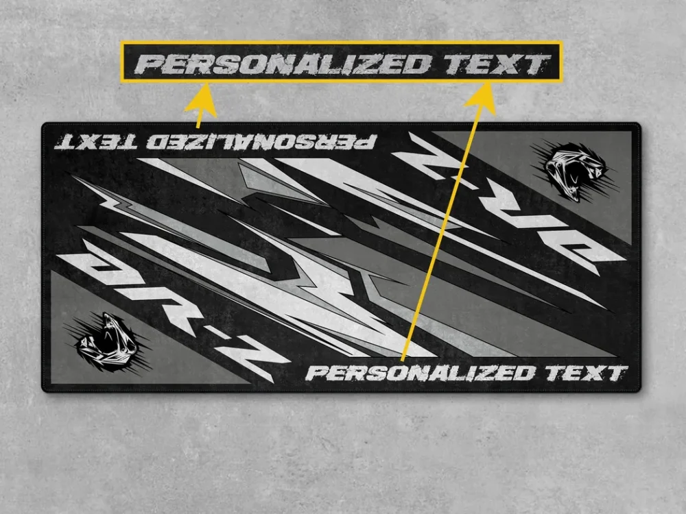 Highway Cruiser Motorcycles Floor Mat, Personalized Pit Mat for Bikers CAR493101225626 - Image 9
