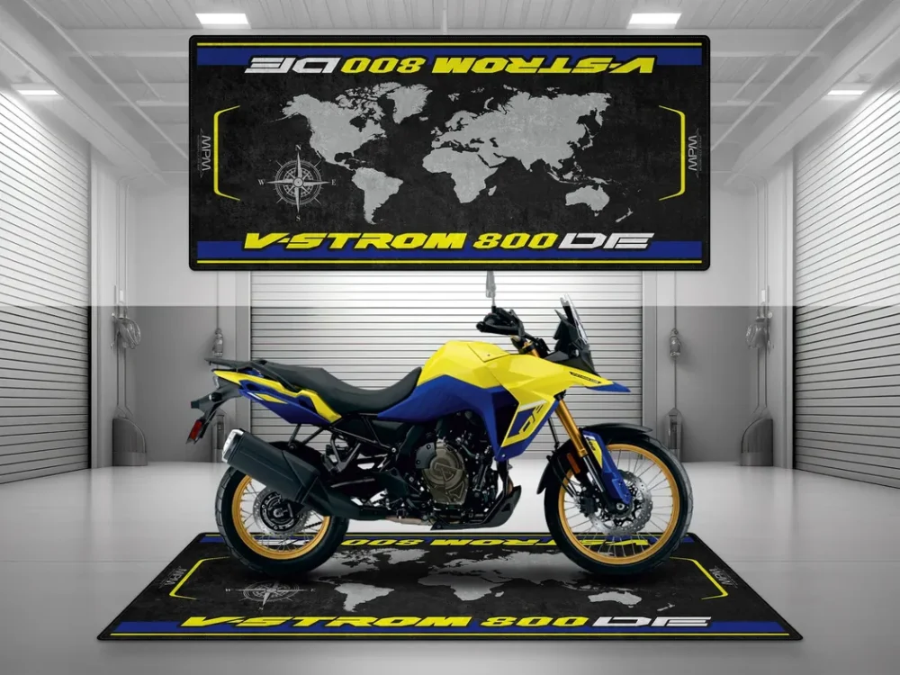 Race Machine Motorcycles Floor Mat, Premium Motorcycle Garage Mat CAR493101225630 - Image 2