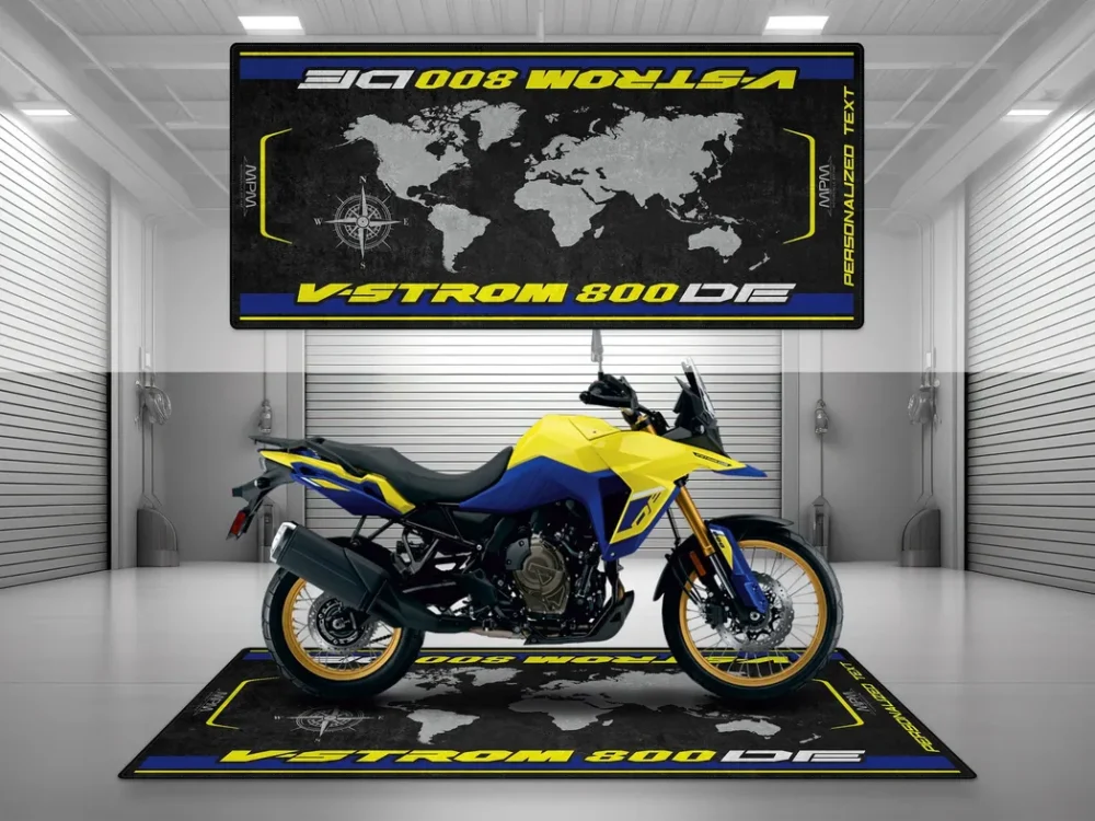 Race Machine Motorcycles Floor Mat, Premium Motorcycle Garage Mat CAR493101225630 - Image 3