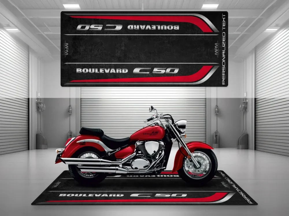 Speed Beast Motorcycles Floor Mat, Custom Name Garage Mat CAR493101225633 - Image 3