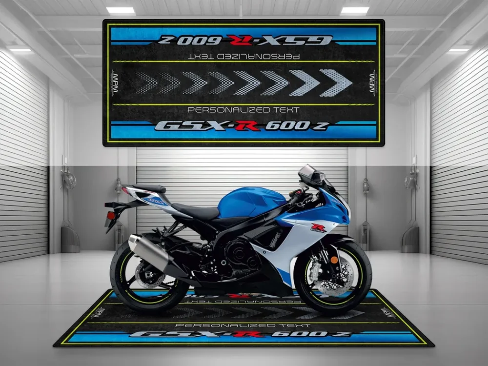 Road Rocket Motorcycles Floor Mat, Motorcycle Floor Protection Mat CAR493101225635 - Image 3