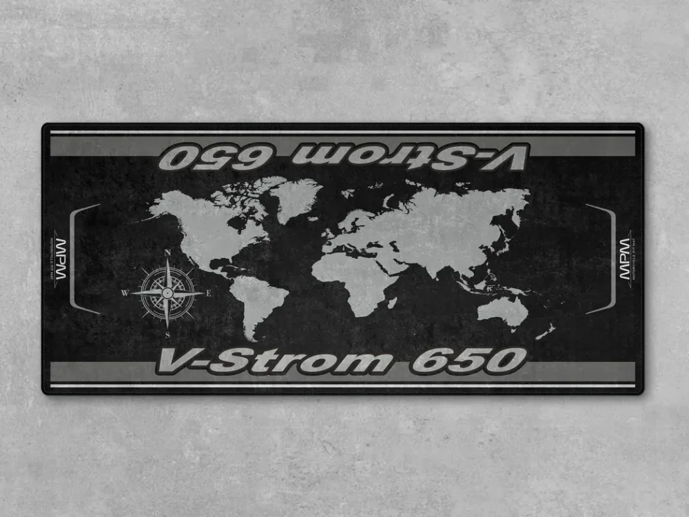 Fast Lane Bike Motorcycles Floor Mat, Custom Biker Garage Display Mat CAR493101225636