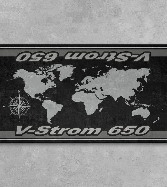 Fast Lane Bike Motorcycles Floor Mat, Custom Biker Garage Display Mat CAR493101225636