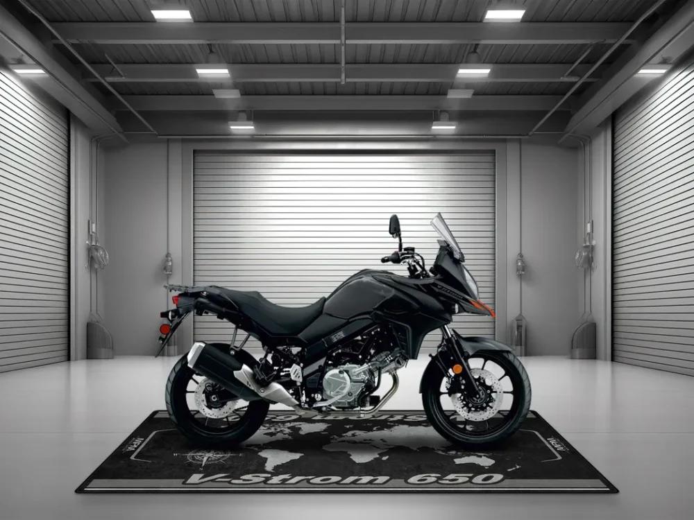 Fast Lane Bike Motorcycles Floor Mat, Custom Biker Garage Display Mat CAR493101225636 - Image 4