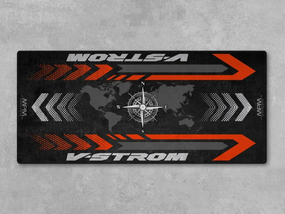 Hand-Built Machine Motorcycles Floor Mat, Custom Rider Garage Mat CAR493101225639