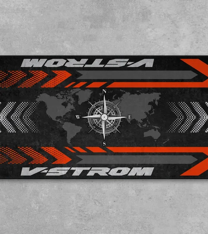 Hand-Built Machine Motorcycles Floor Mat, Custom Rider Garage Mat CAR493101225639