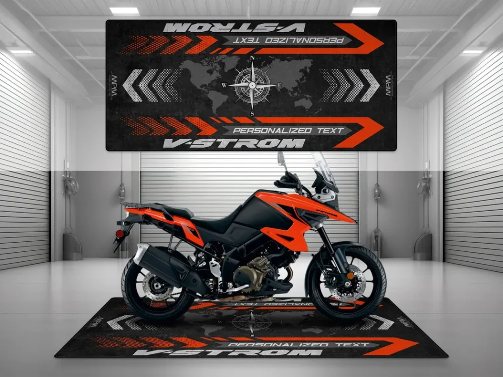 Hand-Built Machine Motorcycles Floor Mat, Custom Rider Garage Mat CAR493101225639 - Image 3