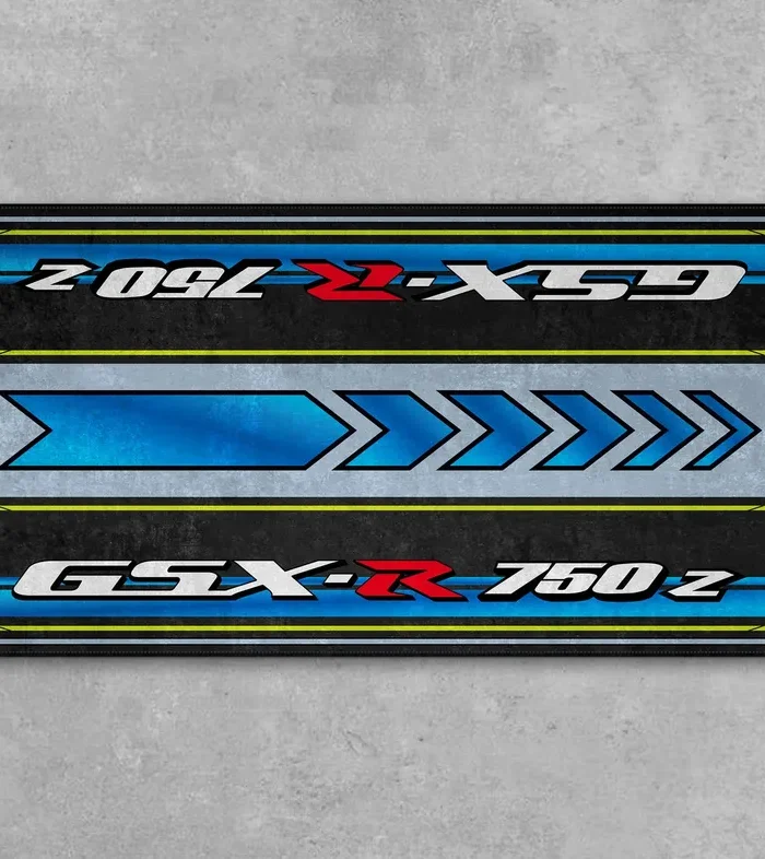 Garage Project Bike Motorcycles Floor Mat, Non-Slip Garage Mat for Riders CAR493101225641