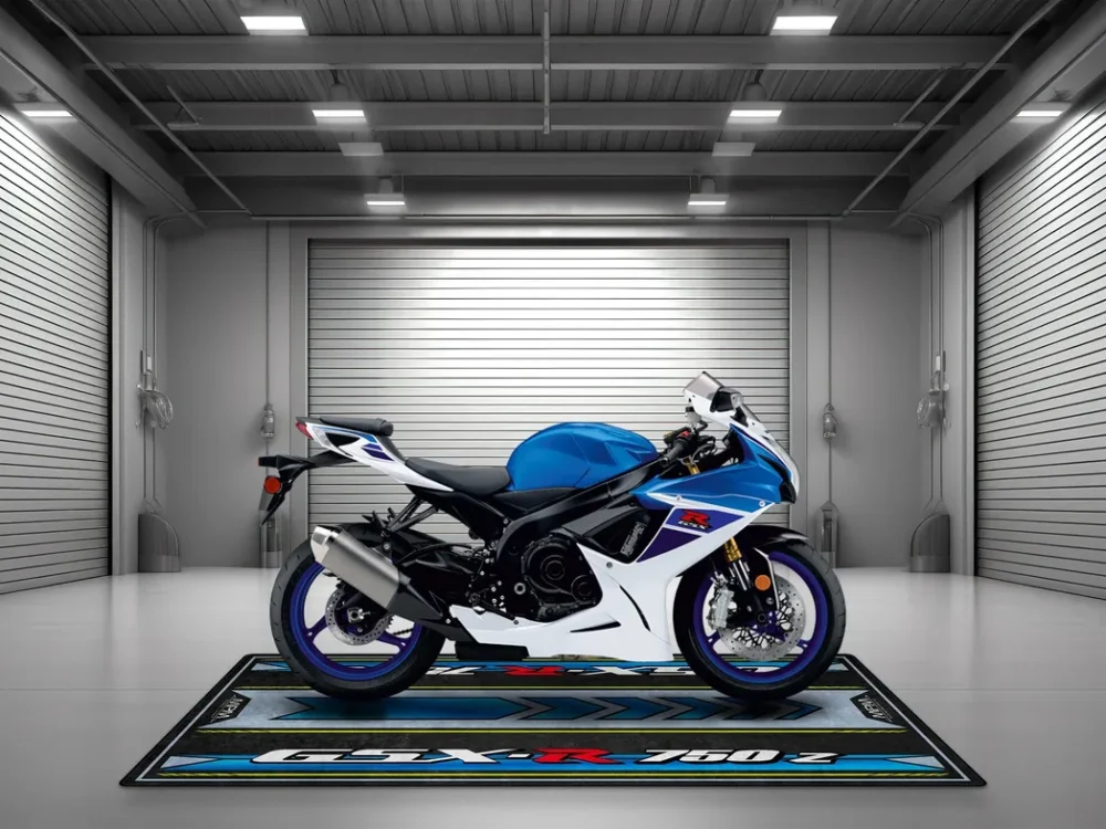 Garage Project Bike Motorcycles Floor Mat, Non-Slip Garage Mat for Riders CAR493101225641 - Image 4
