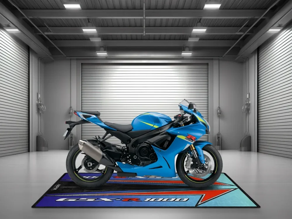 Retro Build Motorcycles Floor Mat, Personalized Biker Garage Accessory CAR493101225643 - Image 4