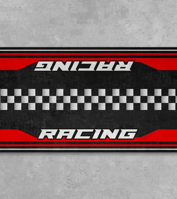 Mechanic's Machine Motorcycles Floor Mat, Premium Pit Mat for Riders CAR493101225644