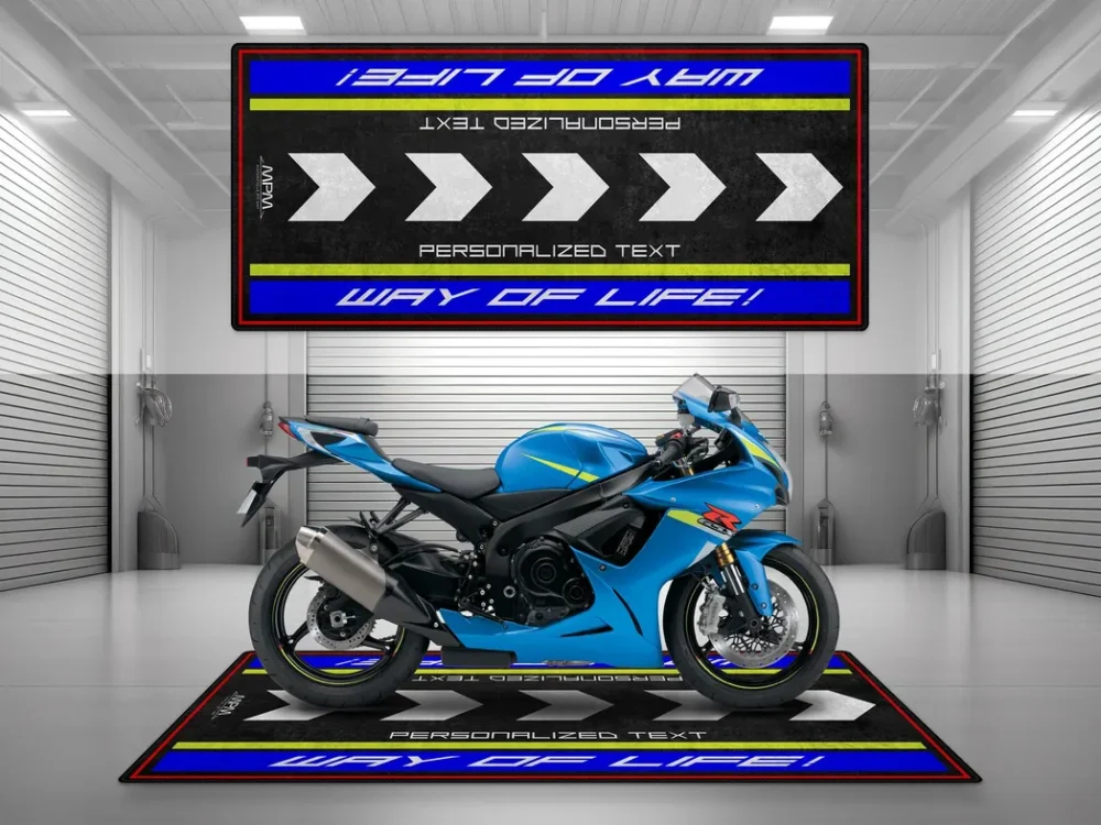 Street-Tuned Bike Motorcycles Floor Mat, Motorcycle Garage Protection Pad CAR493101225645 - Image 3