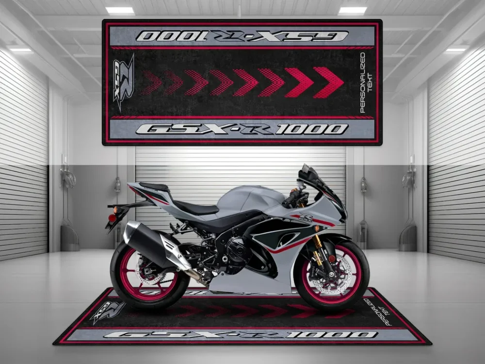 Open-Road Cruiser Motorcycles Floor Mat, Custom Motorcycle Floor Display Mat CAR493101225646 - Image 3