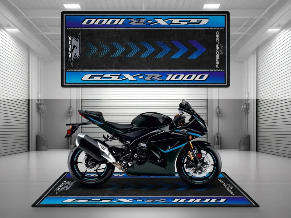 Open-Road Cruiser Motorcycles Floor Mat, Custom Motorcycle Floor Display Mat CAR493101225646 - Image 6