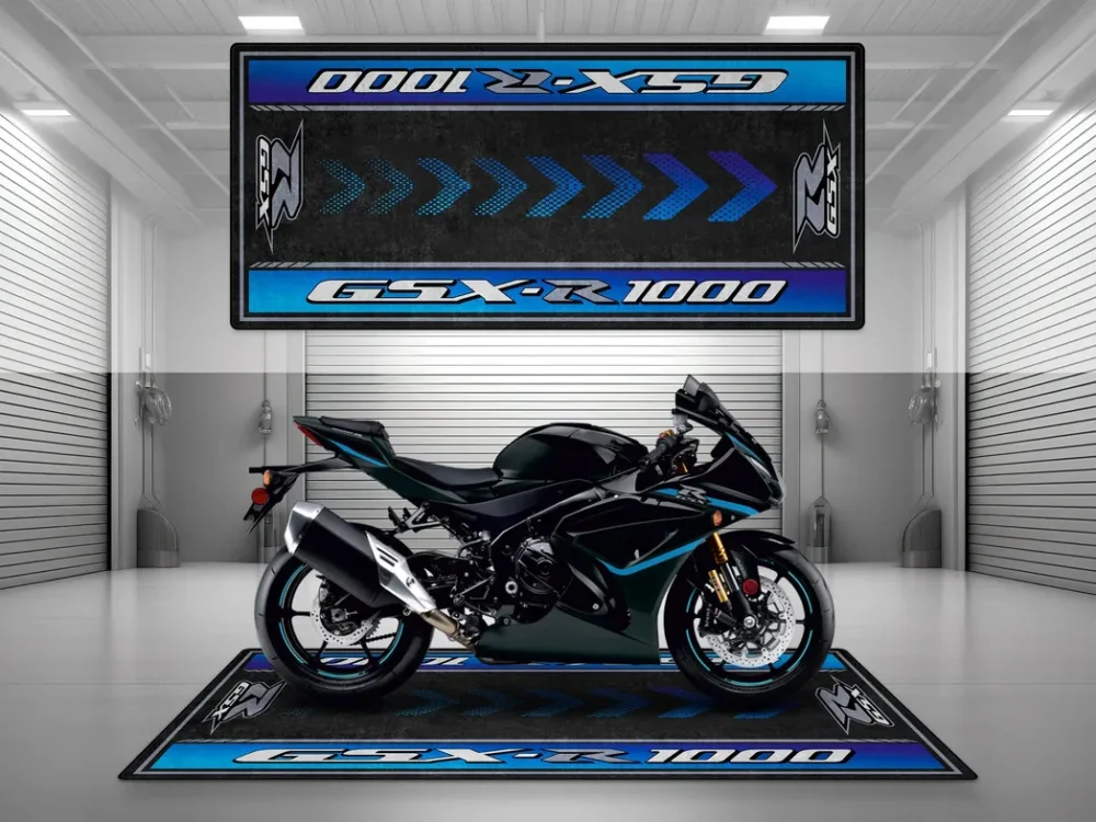 Open-Road Cruiser Motorcycles Floor Mat, Custom Motorcycle Floor Display Mat CAR493101225646 - Image 7