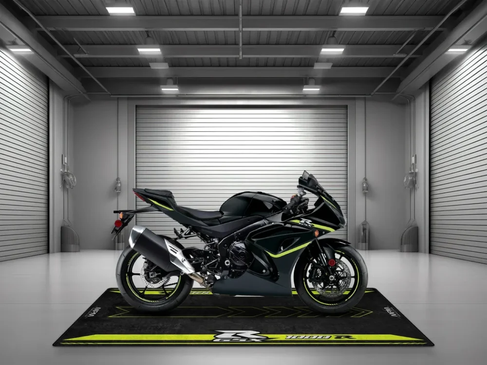 Touring Machine Motorcycles Floor Mat, Custom Garage Decor for Motorheads CAR493101225648 - Image 4