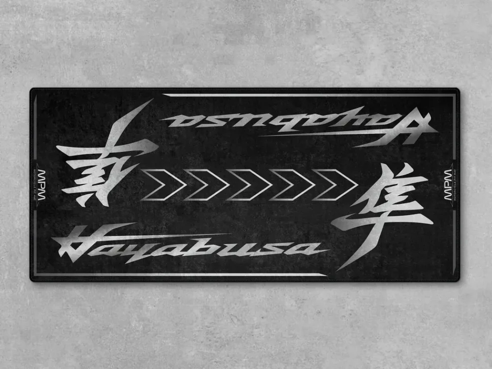 Long-Haul Bike Motorcycles Floor Mat, Personalized Pit Mat for Bikers CAR493101225650