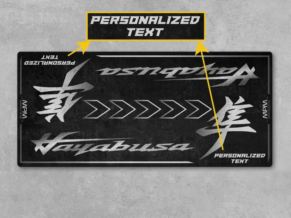 Long-Haul Bike Motorcycles Floor Mat, Personalized Pit Mat for Bikers CAR493101225650 - Image 4