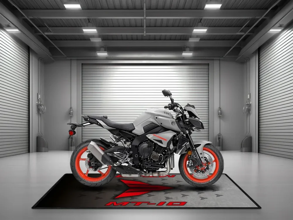 Highway Cruiser Motorcycles Floor Mat, Custom Motorcycle Garage Pit Mat CAR493101225651 - Image 4