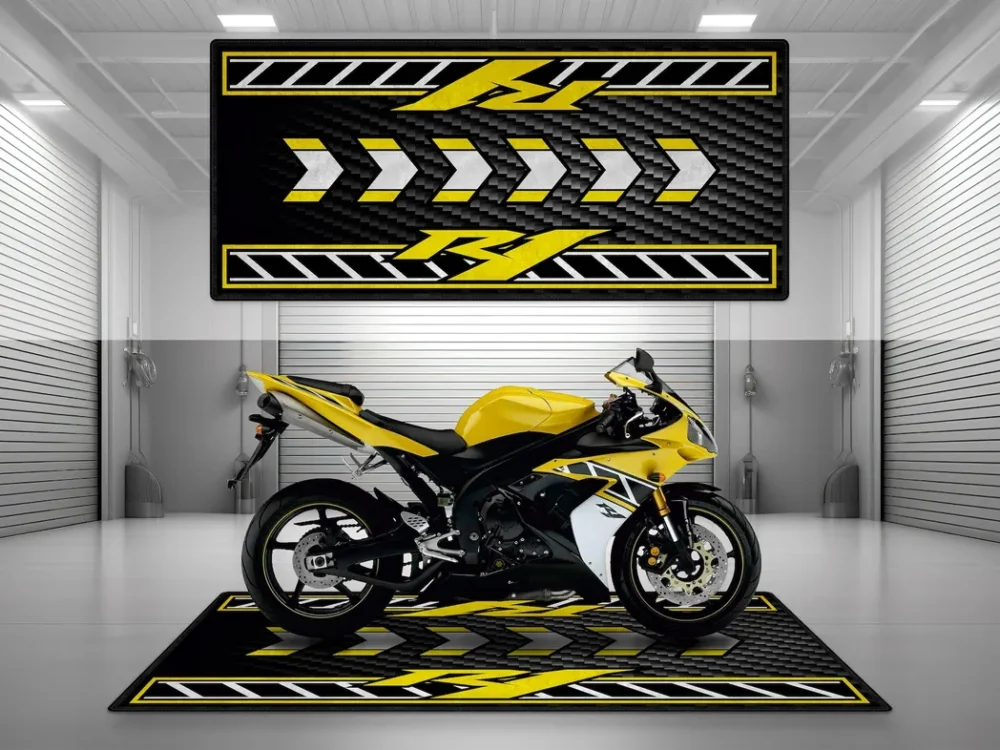 Everyday Rider Motorcycles Floor Mat, Premium Motorcycle Garage Mat CAR493101225654 - Image 2