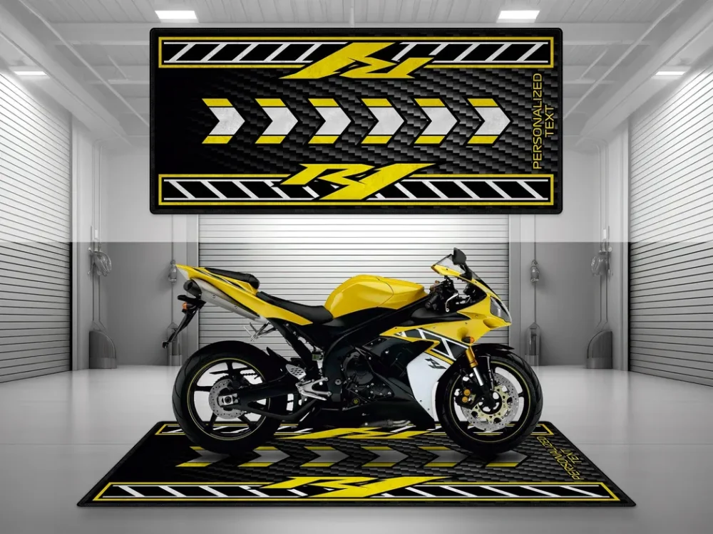 Everyday Rider Motorcycles Floor Mat, Premium Motorcycle Garage Mat CAR493101225654 - Image 3