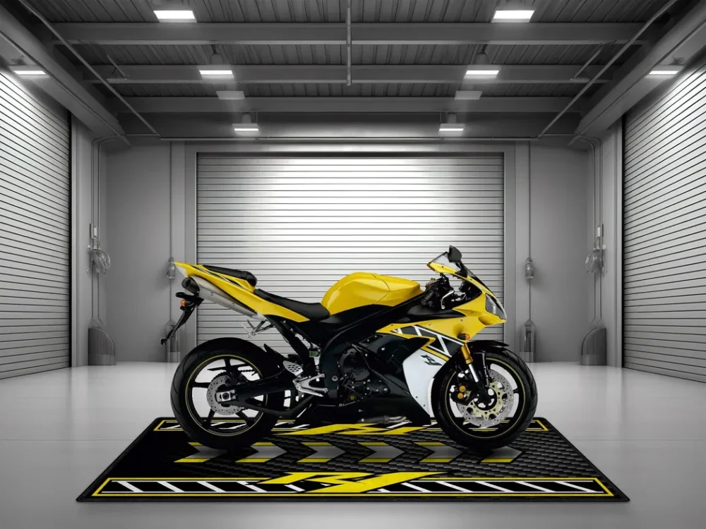 Everyday Rider Motorcycles Floor Mat, Premium Motorcycle Garage Mat CAR493101225654 - Image 4