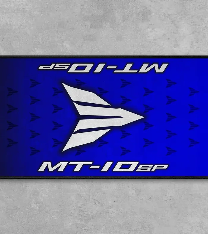 Race Machine Motorcycles Floor Mat, Personalized Biker Pit Mat CAR493101225655