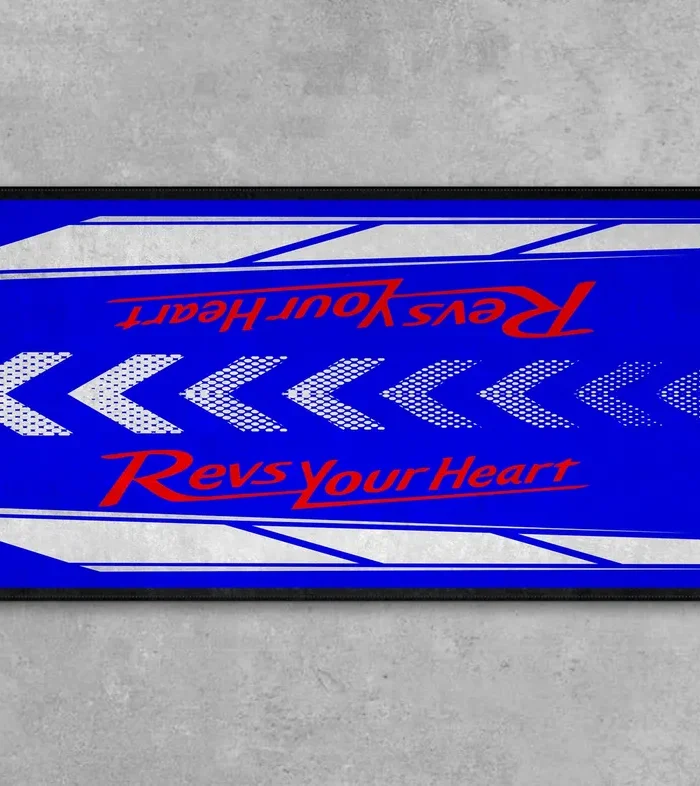 Track Bike Motorcycles Floor Mat, Heavy-Duty Motorcycle Floor Mat CAR493101225656