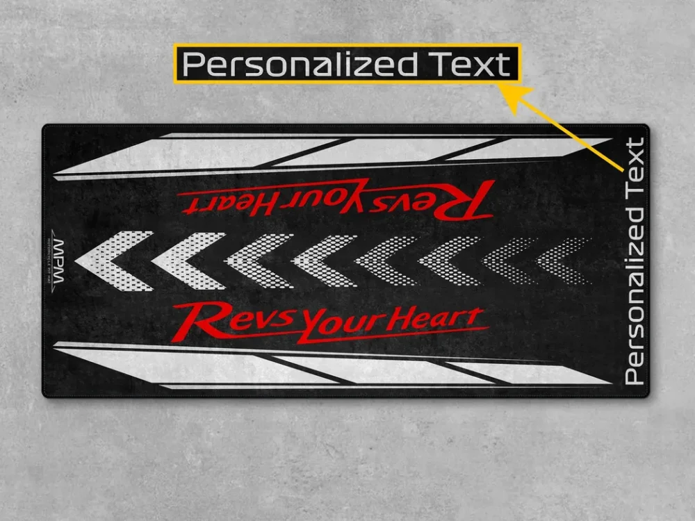 Track Bike Motorcycles Floor Mat, Heavy-Duty Motorcycle Floor Mat CAR493101225656 - Image 6
