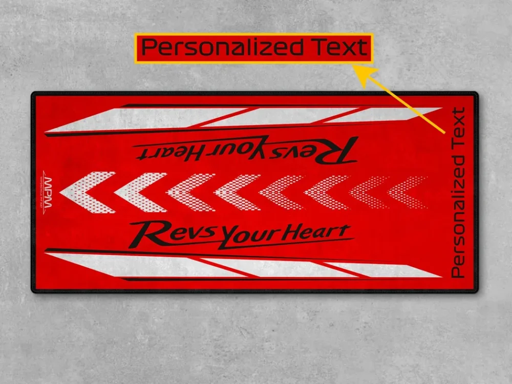 Track Bike Motorcycles Floor Mat, Heavy-Duty Motorcycle Floor Mat CAR493101225656 - Image 9