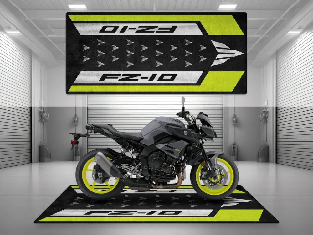 Street Racer Motorcycles Floor Mat, Custom Name Garage Mat CAR493101225657 - Image 5