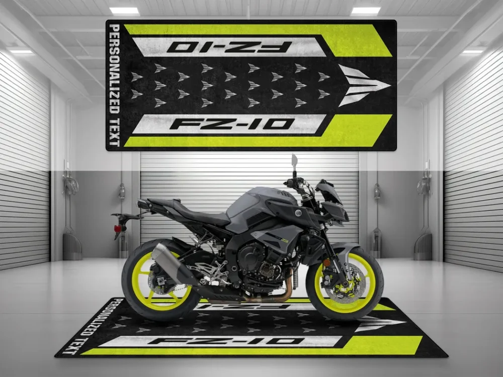Street Racer Motorcycles Floor Mat, Custom Name Garage Mat CAR493101225657 - Image 6
