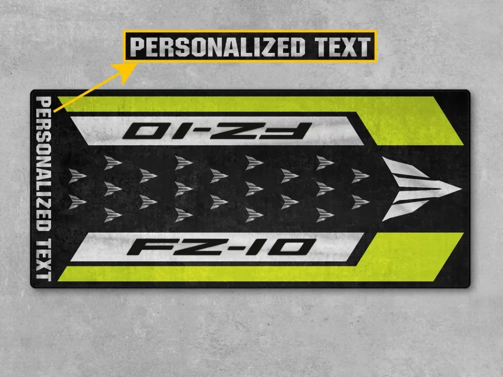 Street Racer Motorcycles Floor Mat, Custom Name Garage Mat CAR493101225657 - Image 8