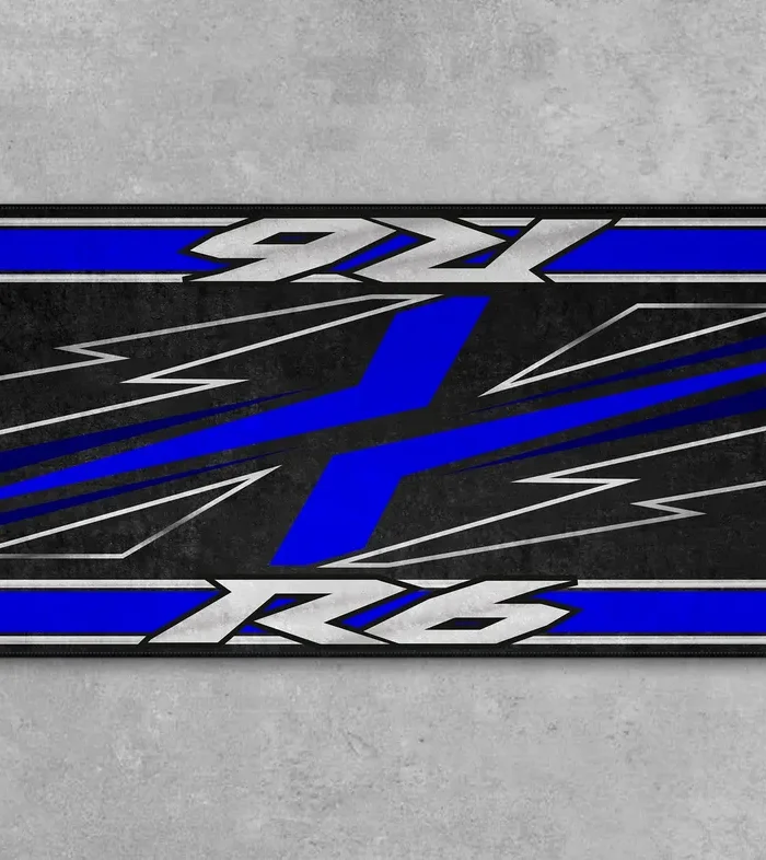 Fast Lane Bike Motorcycles Floor Mat, Personalized Garage Floor Decor CAR493101225661