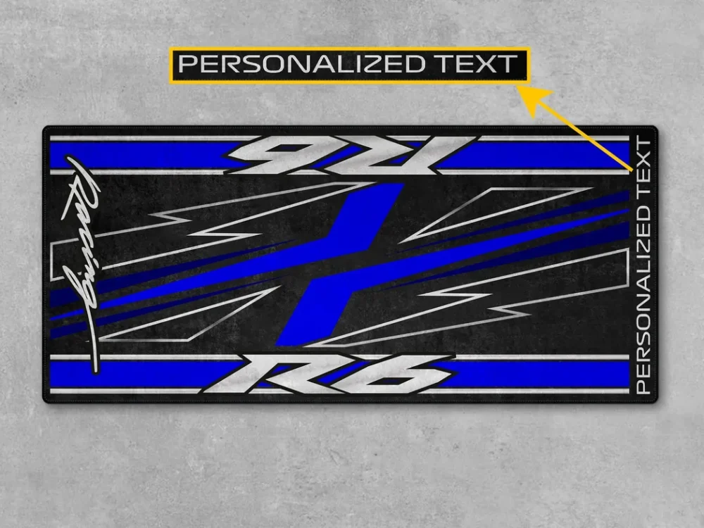 Fast Lane Bike Motorcycles Floor Mat, Personalized Garage Floor Decor CAR493101225661 - Image 5