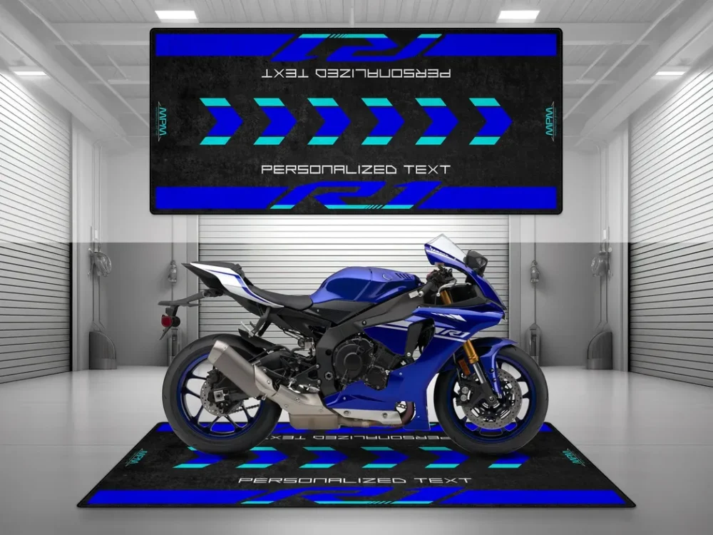 Racing Build Motorcycles Floor Mat, Motorcycle Workshop Pit Mat CAR493101225662 - Image 7