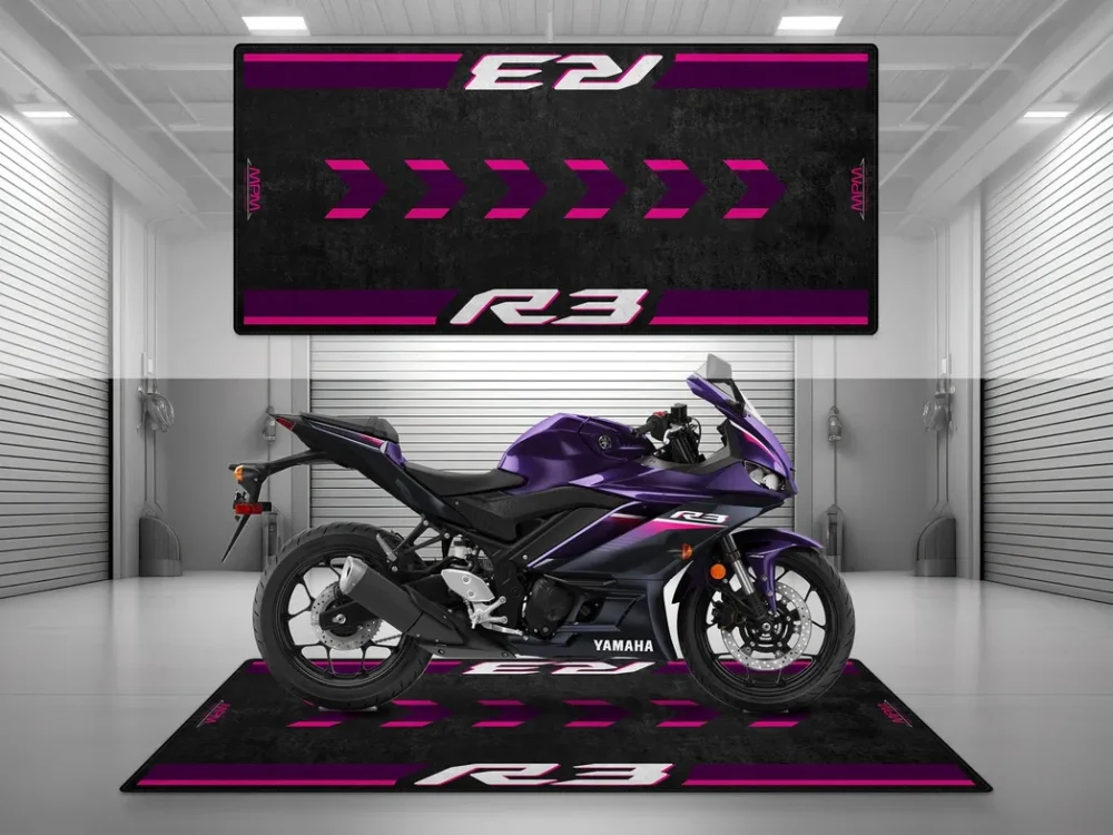 Garage Ride Motorcycles Floor Mat, Custom Rider Garage Mat CAR493101225663 - Image 7