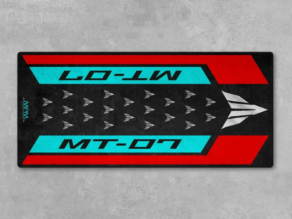Garage Project Bike Motorcycles Floor Mat, Custom Motorcycle Parking Mat CAR493101225666