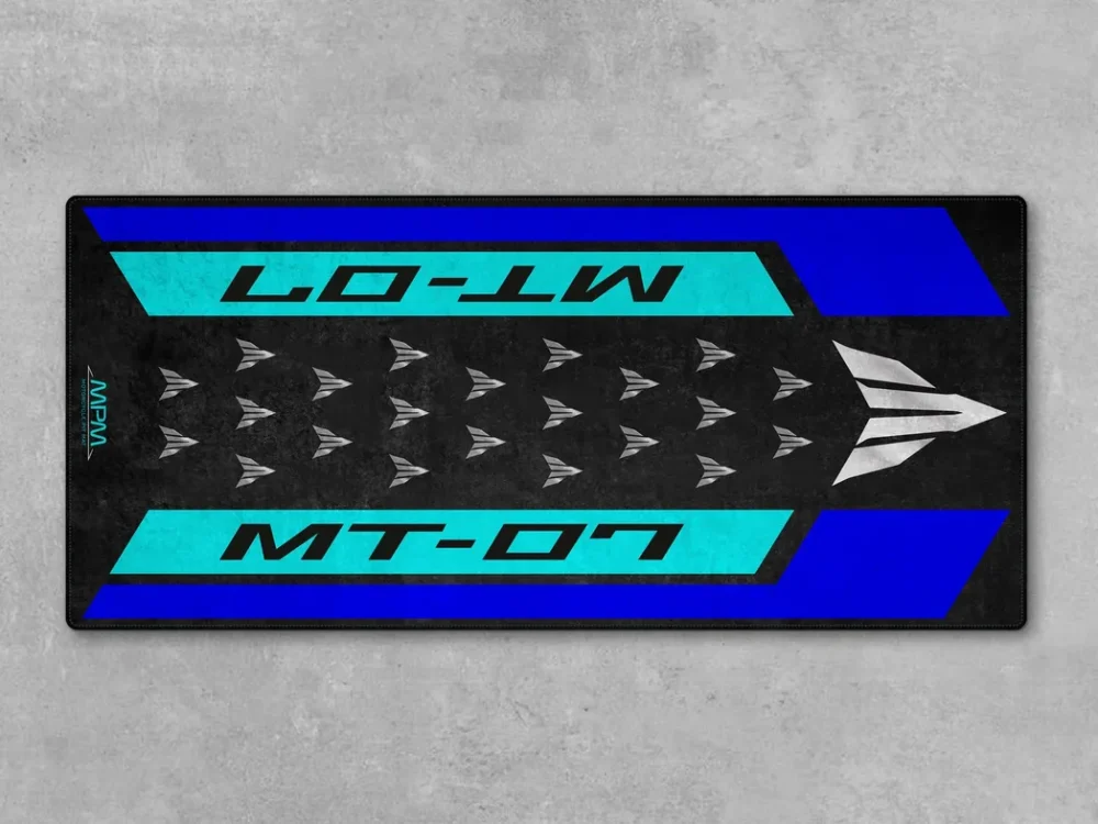 Garage Project Bike Motorcycles Floor Mat, Custom Motorcycle Parking Mat CAR493101225666 - Image 5