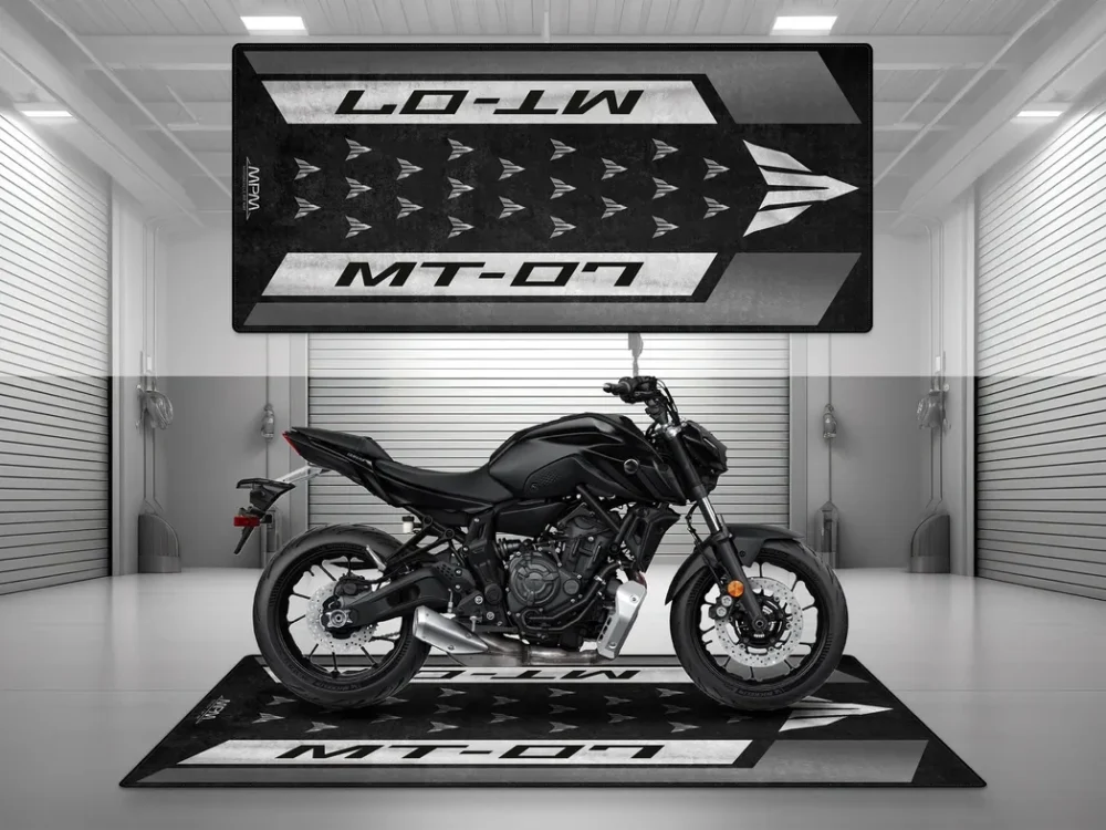 Garage Project Bike Motorcycles Floor Mat, Custom Motorcycle Parking Mat CAR493101225666 - Image 7