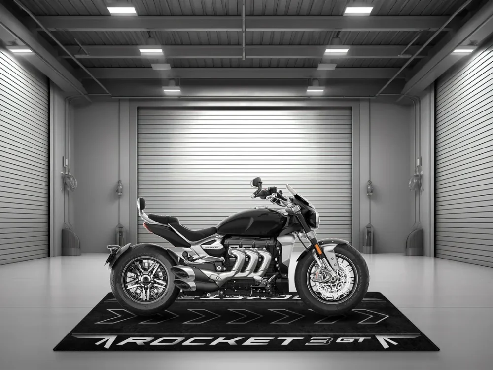 Street-Tuned Bike Motorcycles Floor Mat, Custom Motorcycle Floor Display Mat CAR493101225670 - Image 4