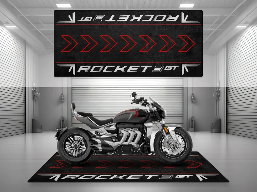Street-Tuned Bike Motorcycles Floor Mat, Custom Motorcycle Floor Display Mat CAR493101225670 - Image 7