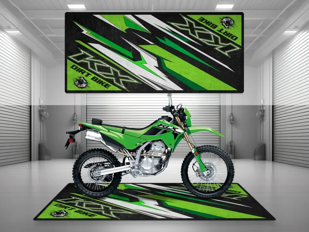 Weekend Rider Motorcycles Floor Mat, Personalized Pit Mat for Bikers CAR493101225674 - Image 2