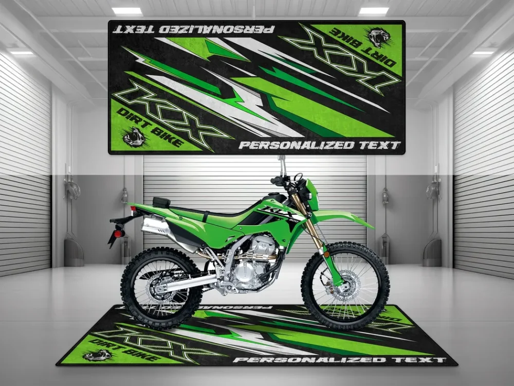 Weekend Rider Motorcycles Floor Mat, Personalized Pit Mat for Bikers CAR493101225674 - Image 3
