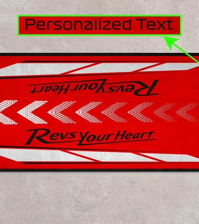 Long-Haul Bike Motorcycles Floor Mat, Custom Motorcycle Garage Pit Mat CAR493101225675