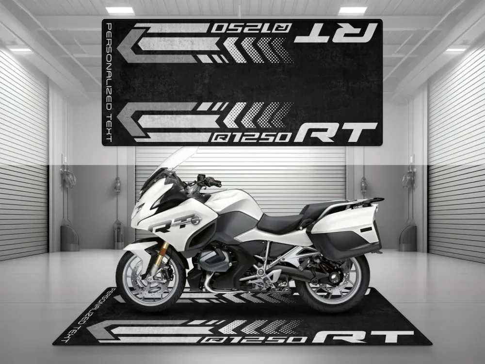 Road Explorer Motorcycles Floor Mat, Premium Motorcycle Garage Mat CAR493101225678 - Image 3