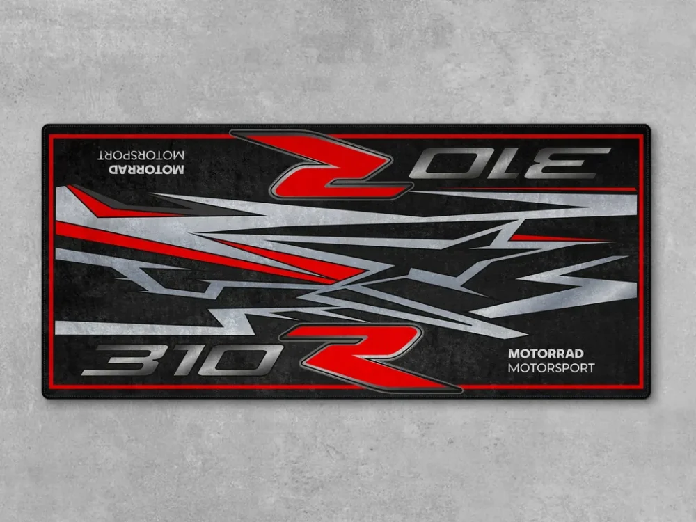 Everyday Rider Motorcycles Floor Mat, Personalized Biker Pit Mat CAR493101225679
