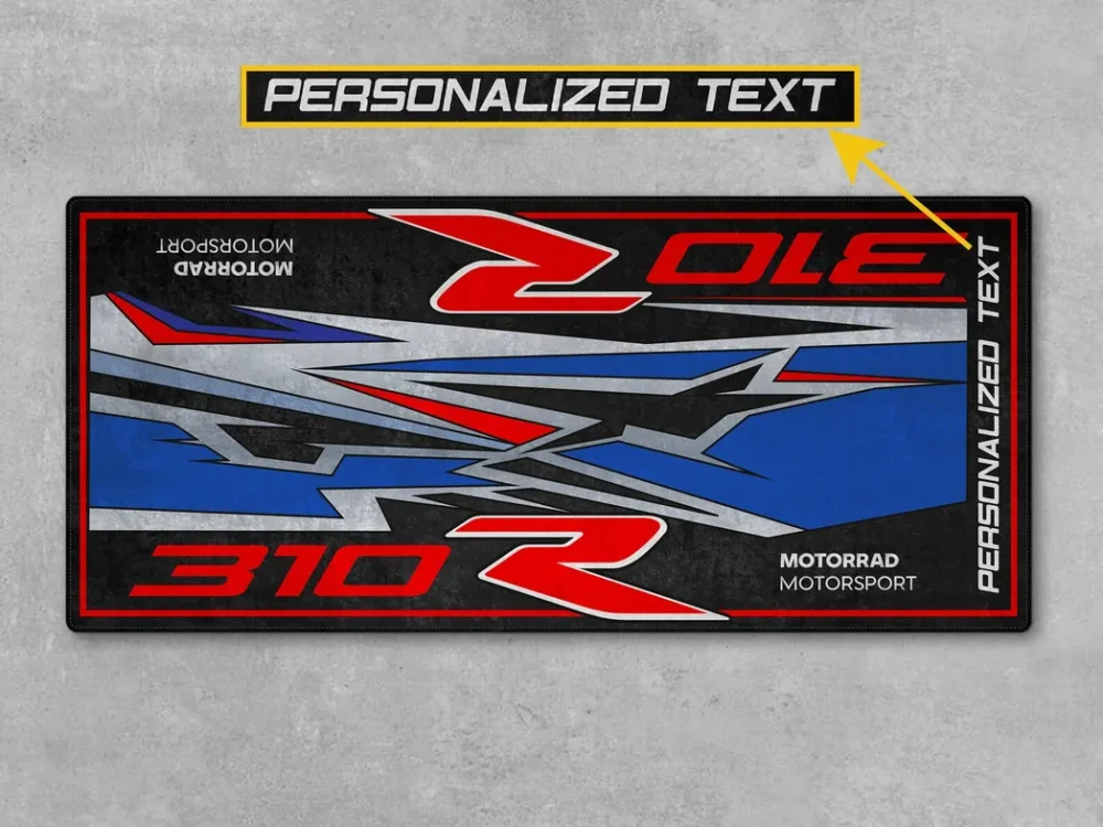 Everyday Rider Motorcycles Floor Mat, Personalized Biker Pit Mat CAR493101225679 - Image 8