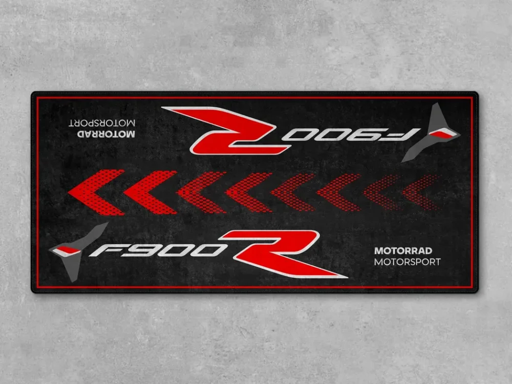 Track Bike Motorcycles Floor Mat, Custom Name Garage Mat CAR493101225681 - Image 5